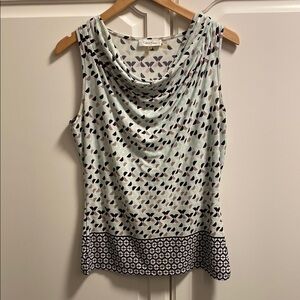 Calvin Klein Women's Sleeveless Top - Mint and Black